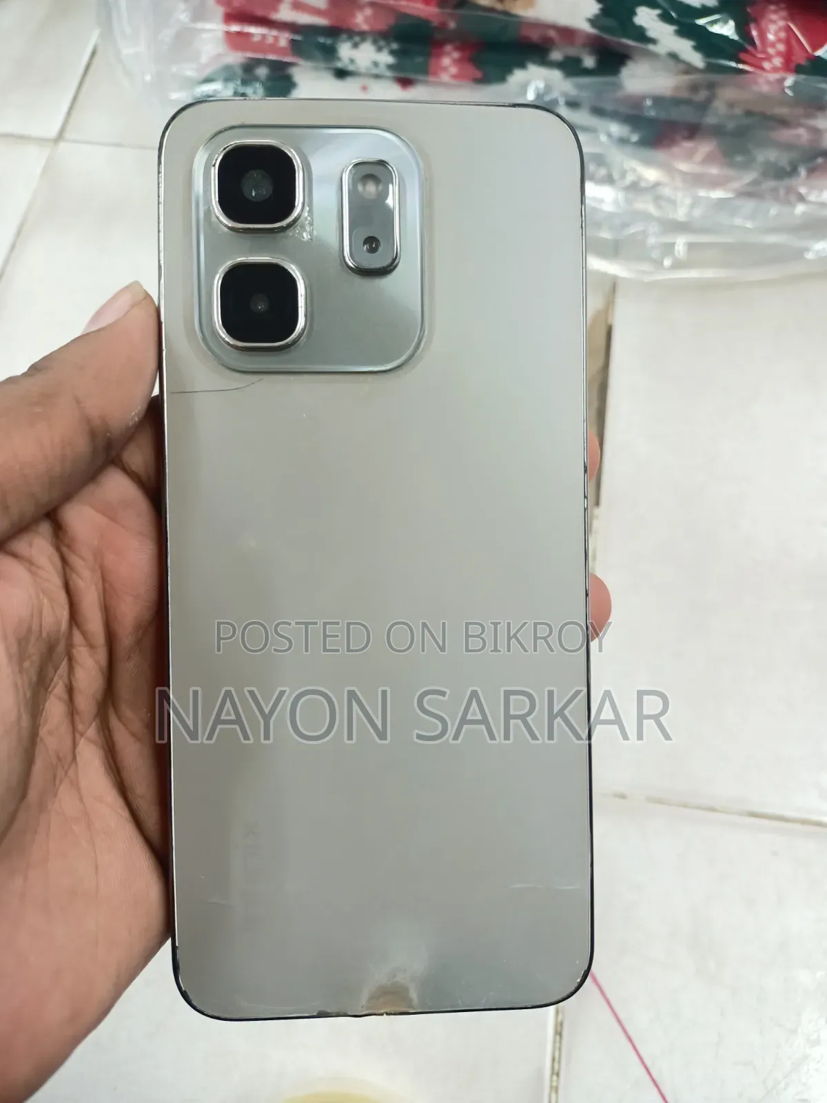ইনফিনিক্স হট ৪০ ১২৮ জিবি ধূসর