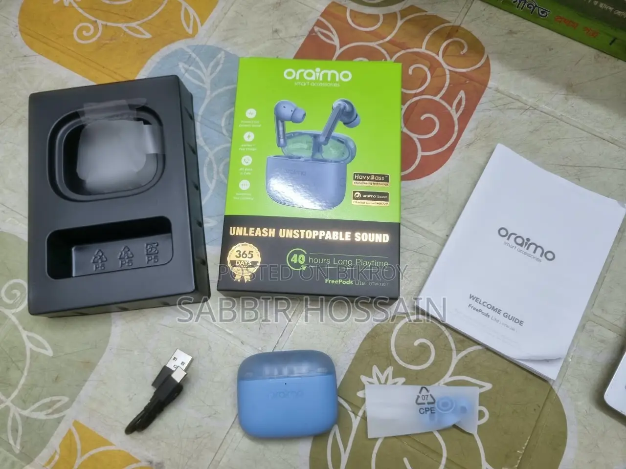 Oraimo FreePods Lite OTW-330 TWS Earbuds for Sale.