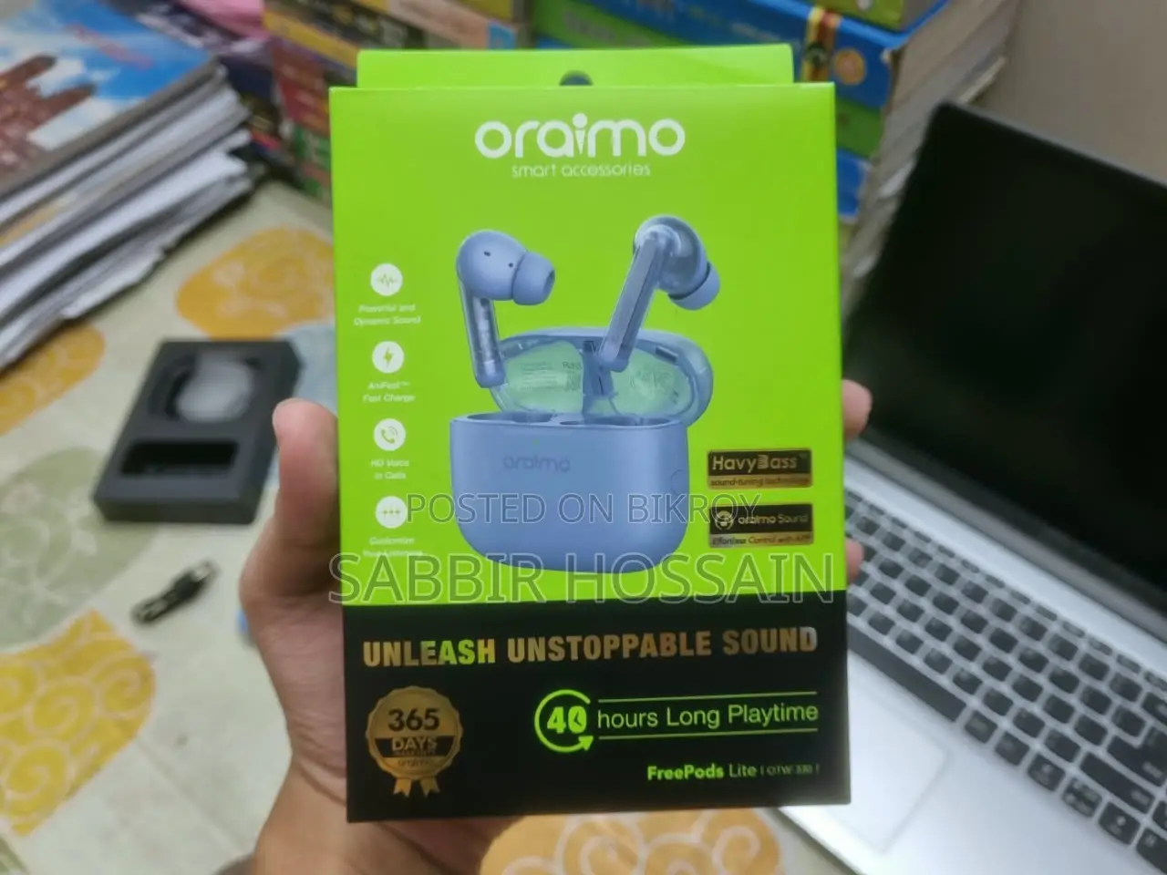 Oraimo FreePods Lite OTW-330 TWS Earbuds for Sale.
