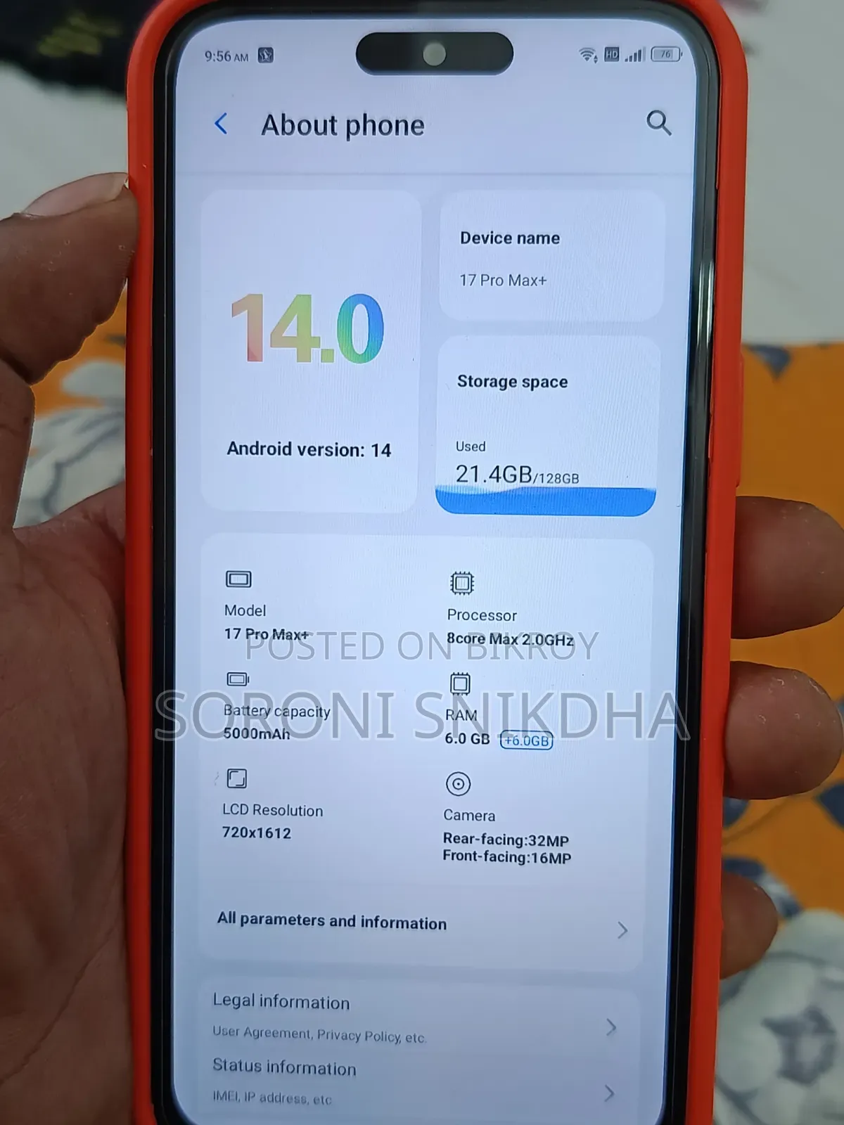 M-Horse 128 GB Orange
