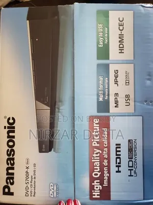 This Panasonic DVD-S700GC-K DVD Player Supports 1080p Up-Conversion