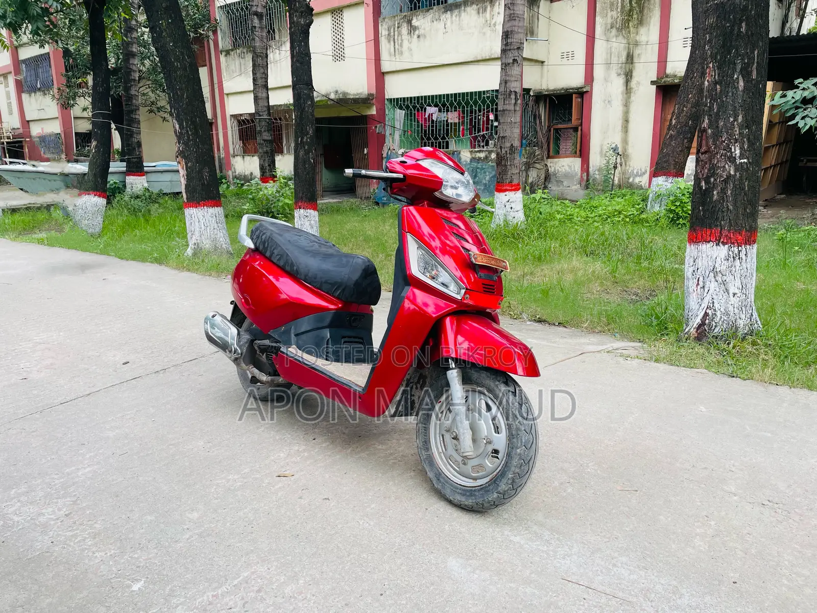 Mahindra Gusto 125 2017 Red