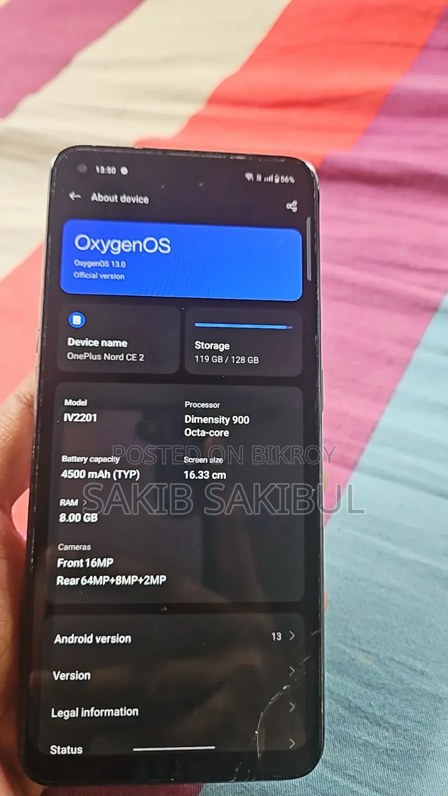 OnePlus Nord CE 2 Lite 128 GB Silver