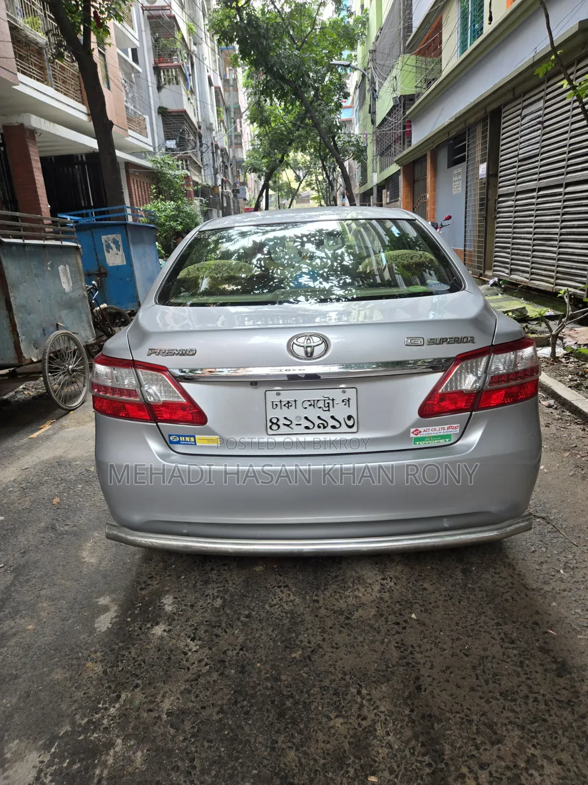 Toyota Premio 1.5 FWD 2013 Silver