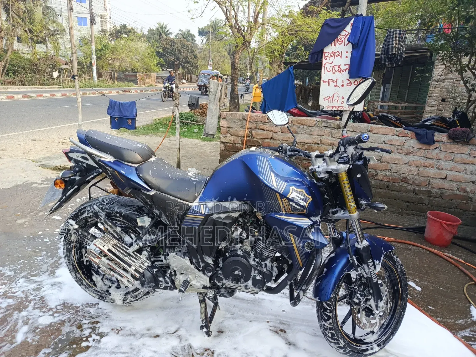 New Yamaha FZS V2 2023 Blue