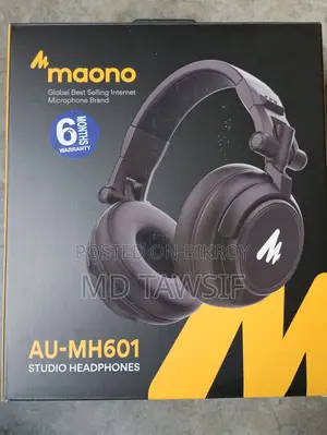 Maono AU-MH601 স্টুডিও হেডফোন (সামান্য লক সমস্যা)
