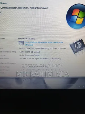 Laptop HP Compaq Presario CQ43 4GB Intel Core i3 HDD 500GB