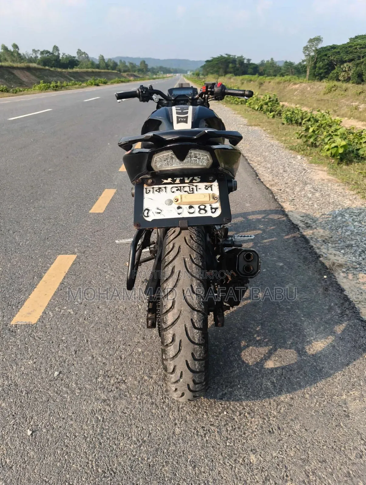 TVS Apache RTR 160 4V Fi 2021 Black