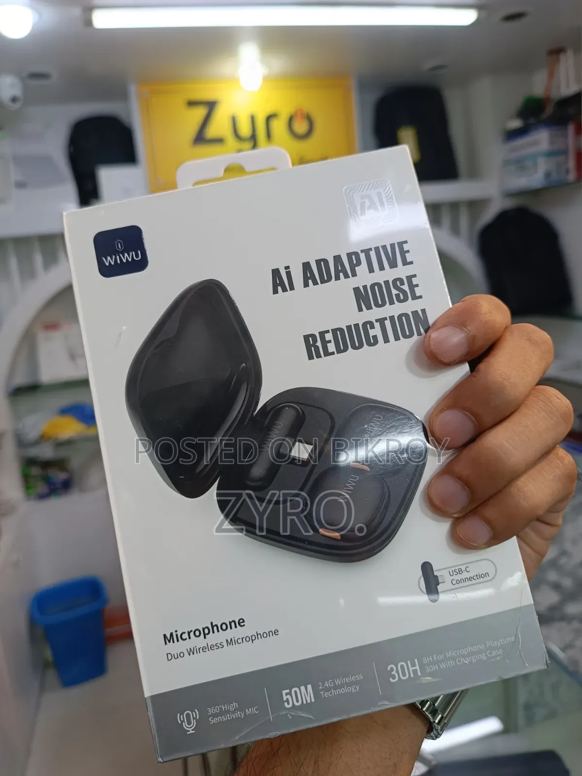 WiWU Wi-Wm006 Wireless Lavalier Microphone