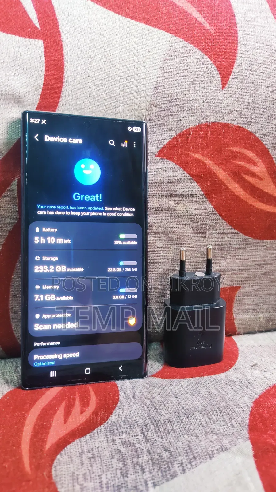 Samsung Galaxy S20 5G Uw 128 GB Black
