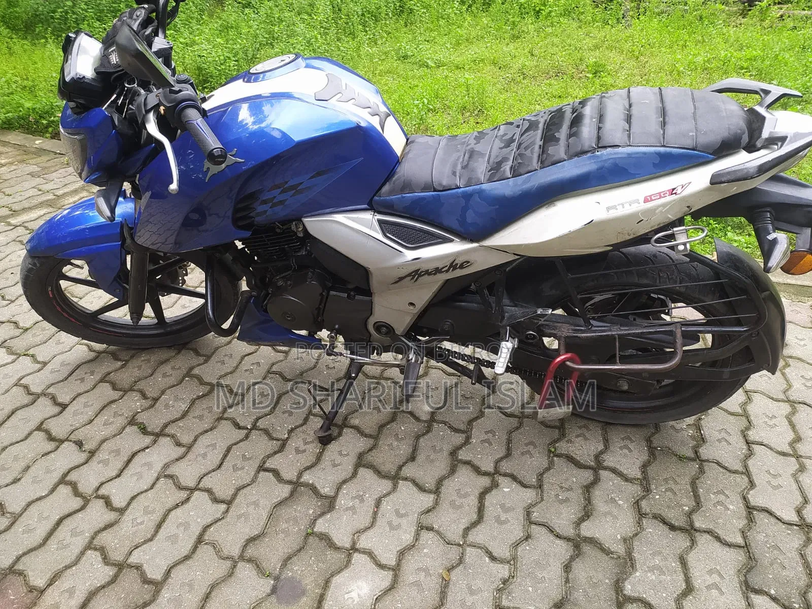 টিভিএস আপাচি আরটিআর ১৬০ ৪ভি ২০২০ নীল