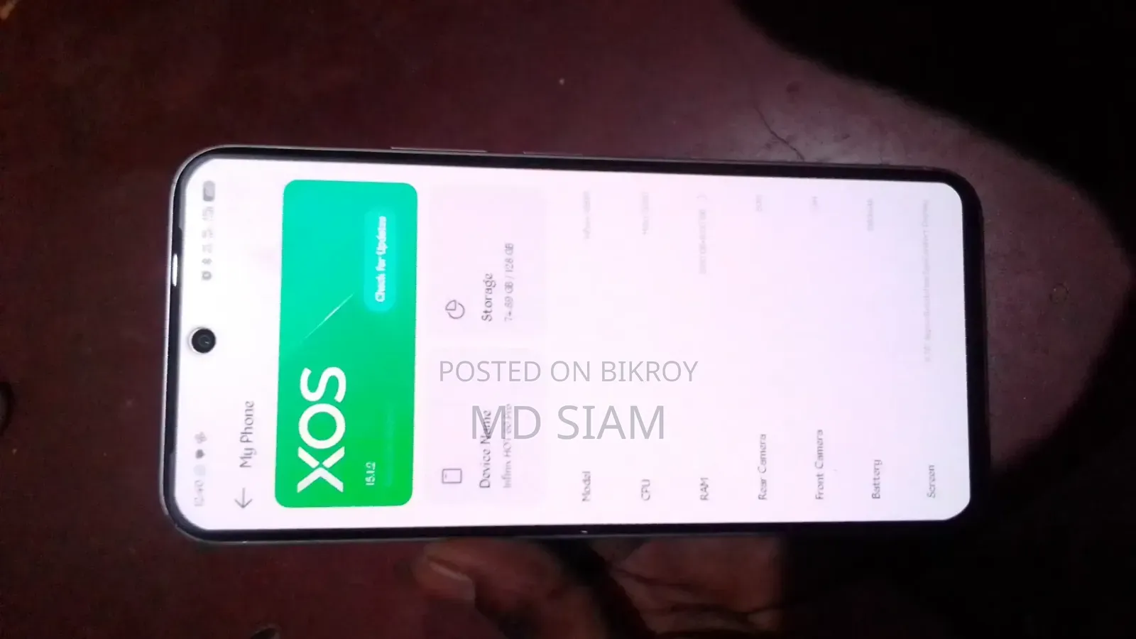 Infinix Hot 60 Pro 128 GB Gray