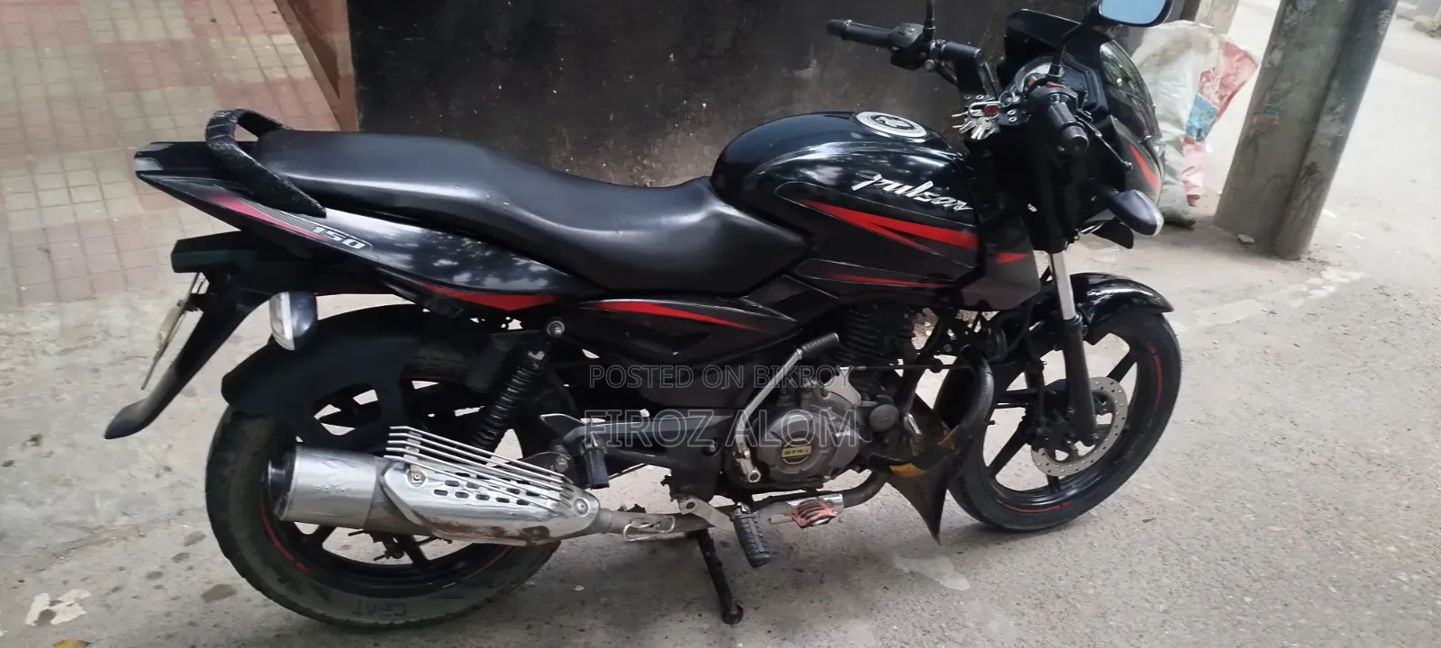 বাজাজ পালসার ১৫০ ২০১৭ কালো