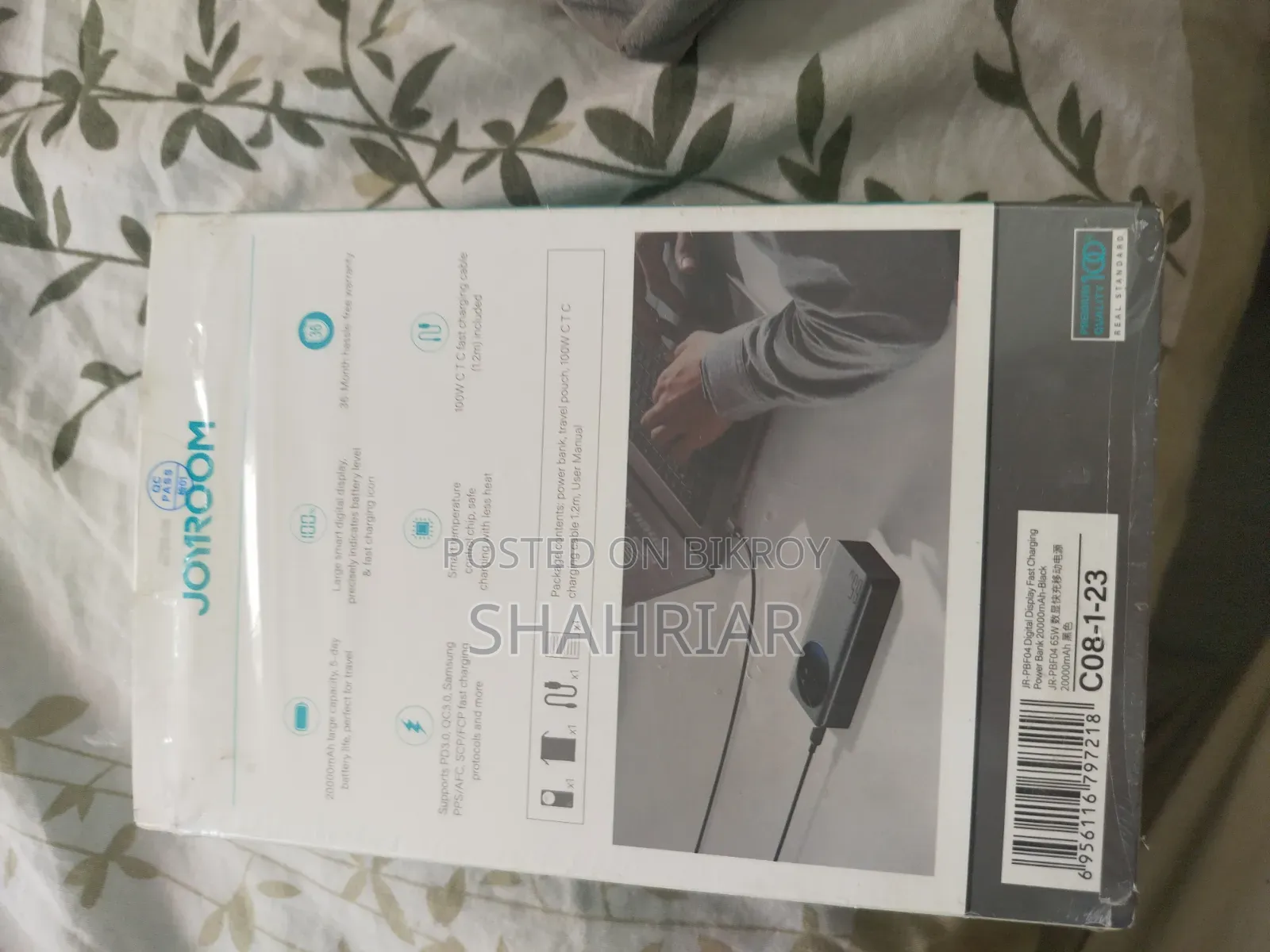 Power Bank Joyroom JR-PBF04 65 Watt 20000mah