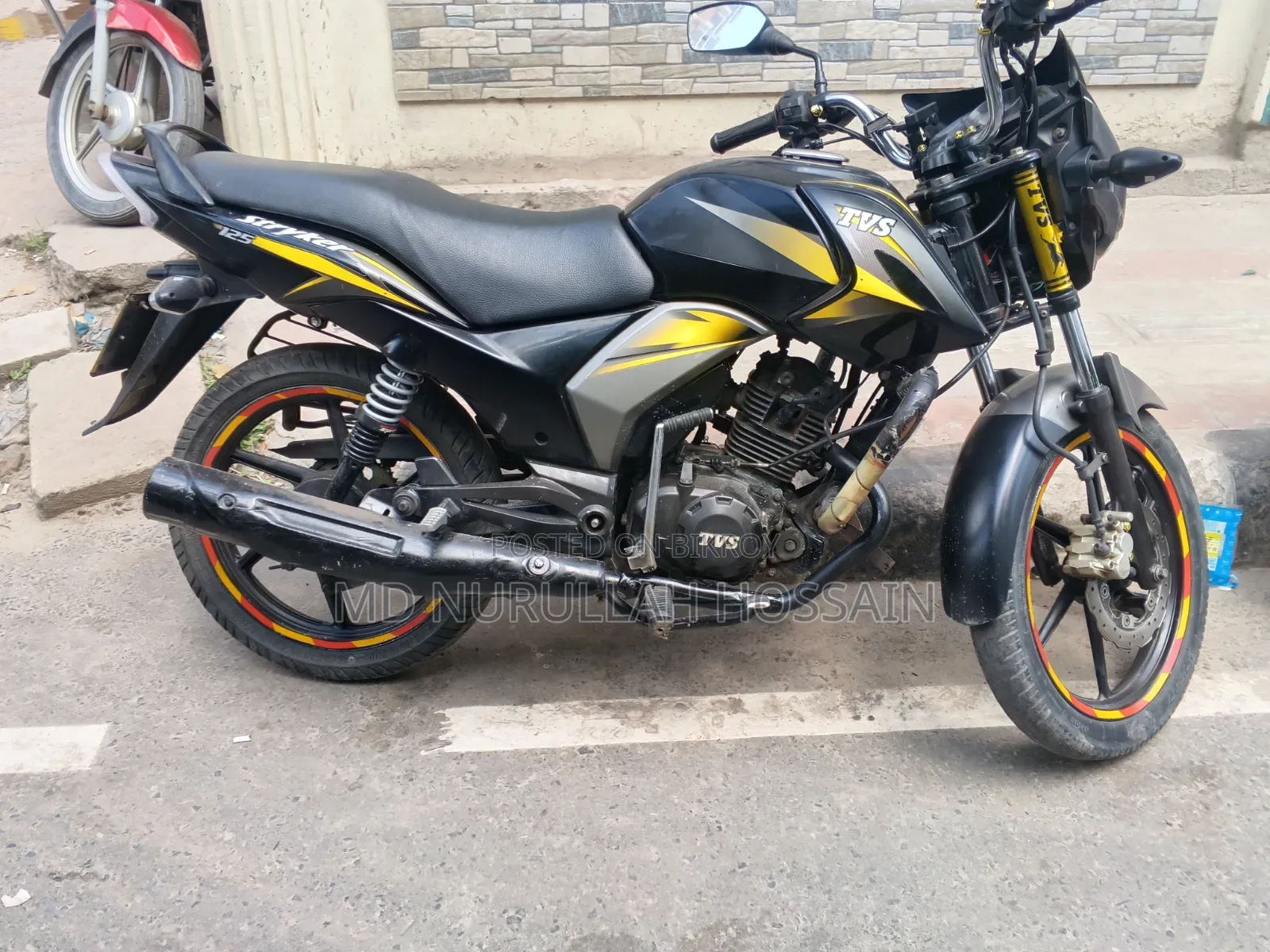 টিভিএস স্ট্রাইকার ১২৫ ২০২৩ ইয়েলো