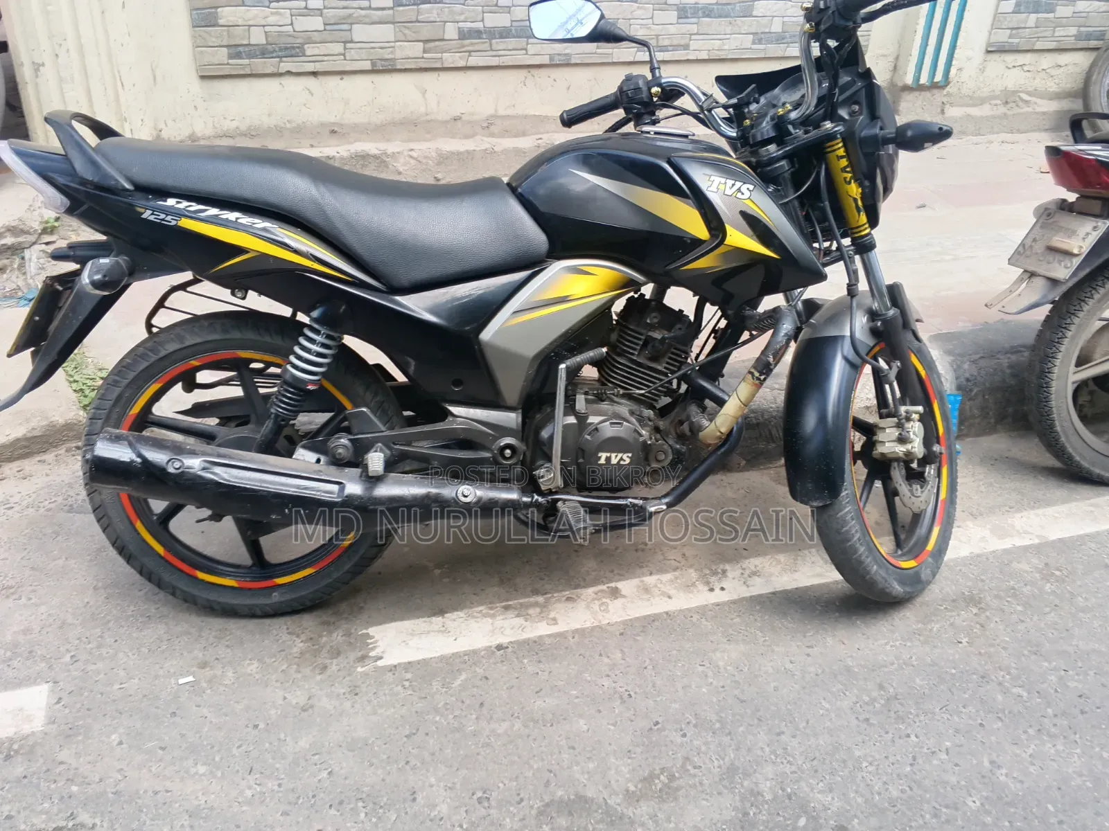 টিভিএস স্ট্রাইকার ১২৫ ২০২৩ ইয়েলো