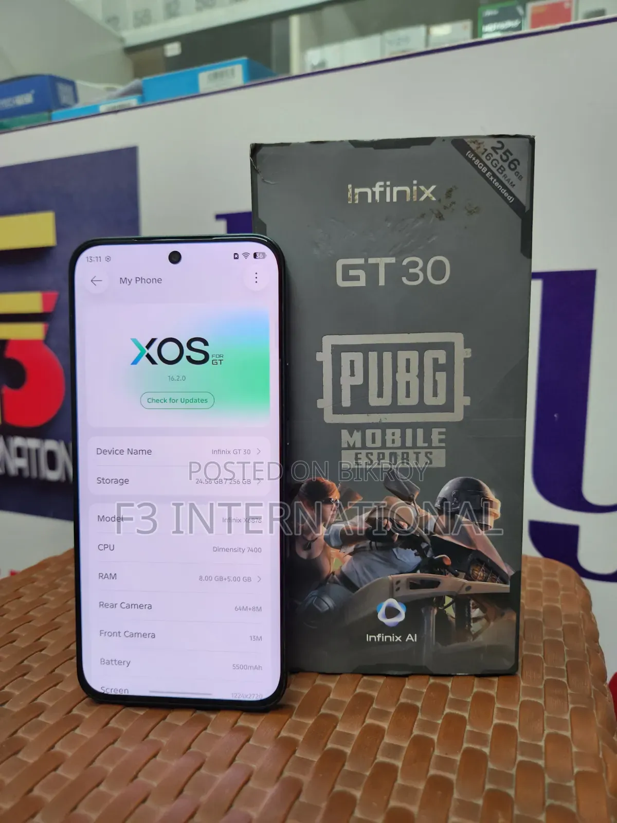 Infinix GT 30 5G 256 GB Black