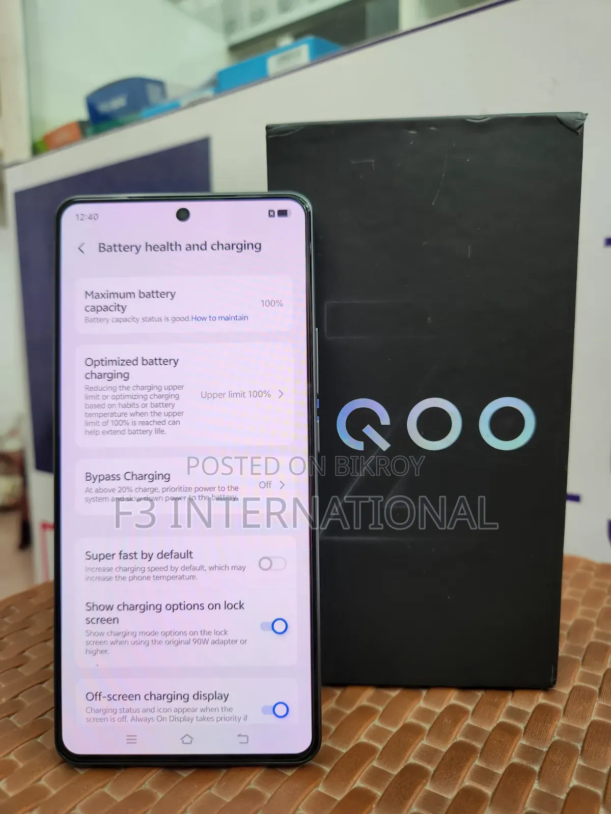 iQOO 256 GB Gray