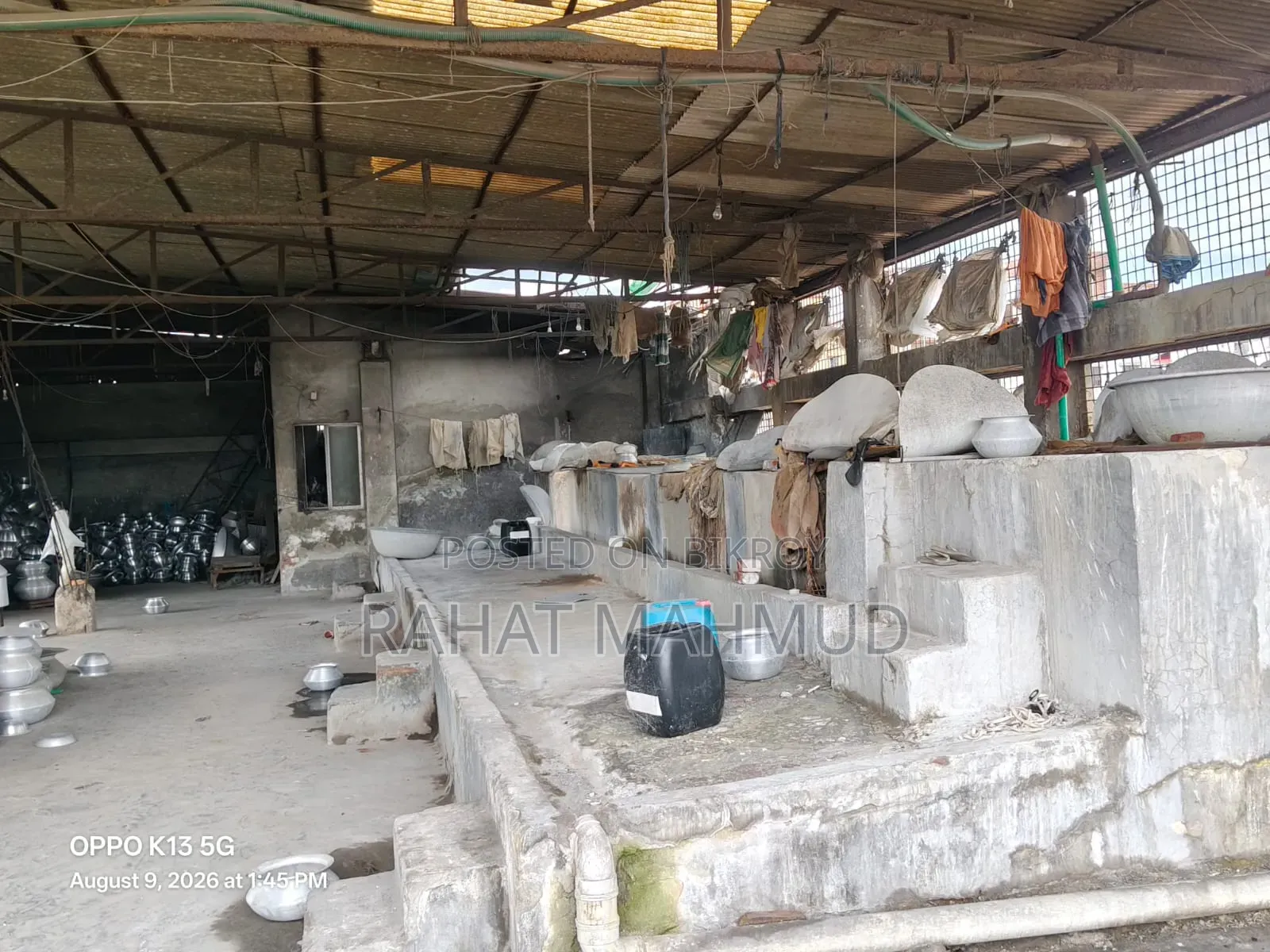 Running Aluminum Pot and Pan Factory with Land