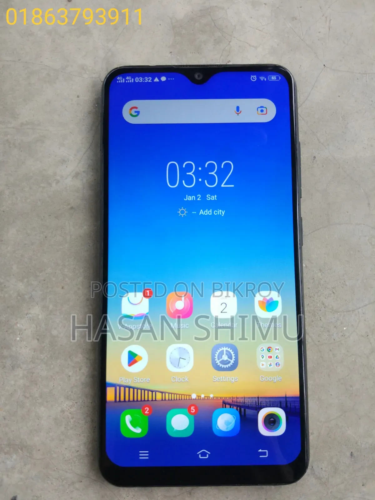 Vivo Y91c 32 GB Blue