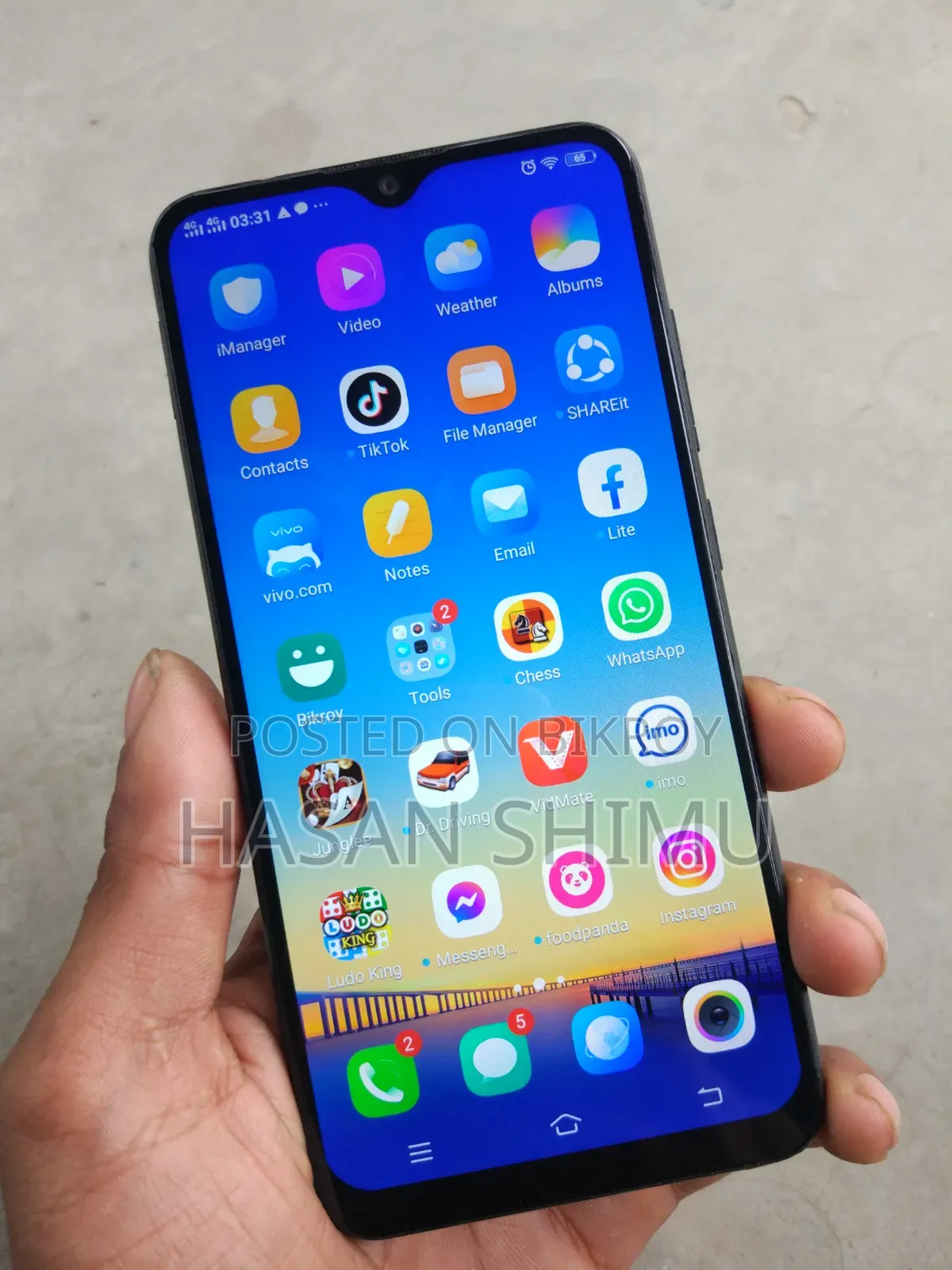 Vivo Y91c 32 GB Blue