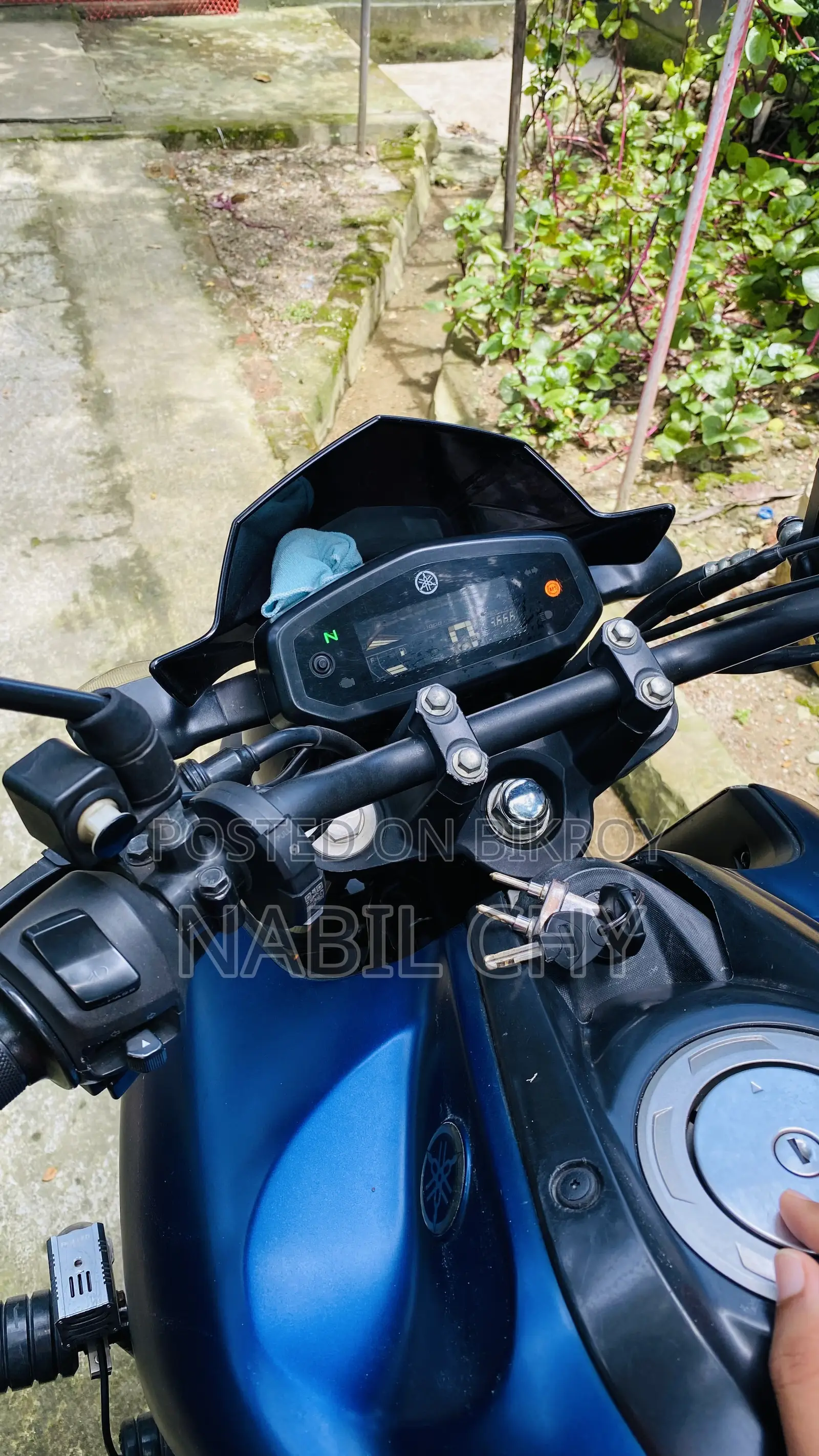 ইয়ামাহা এফজেডএস ভি৩ ২০২১ নীল