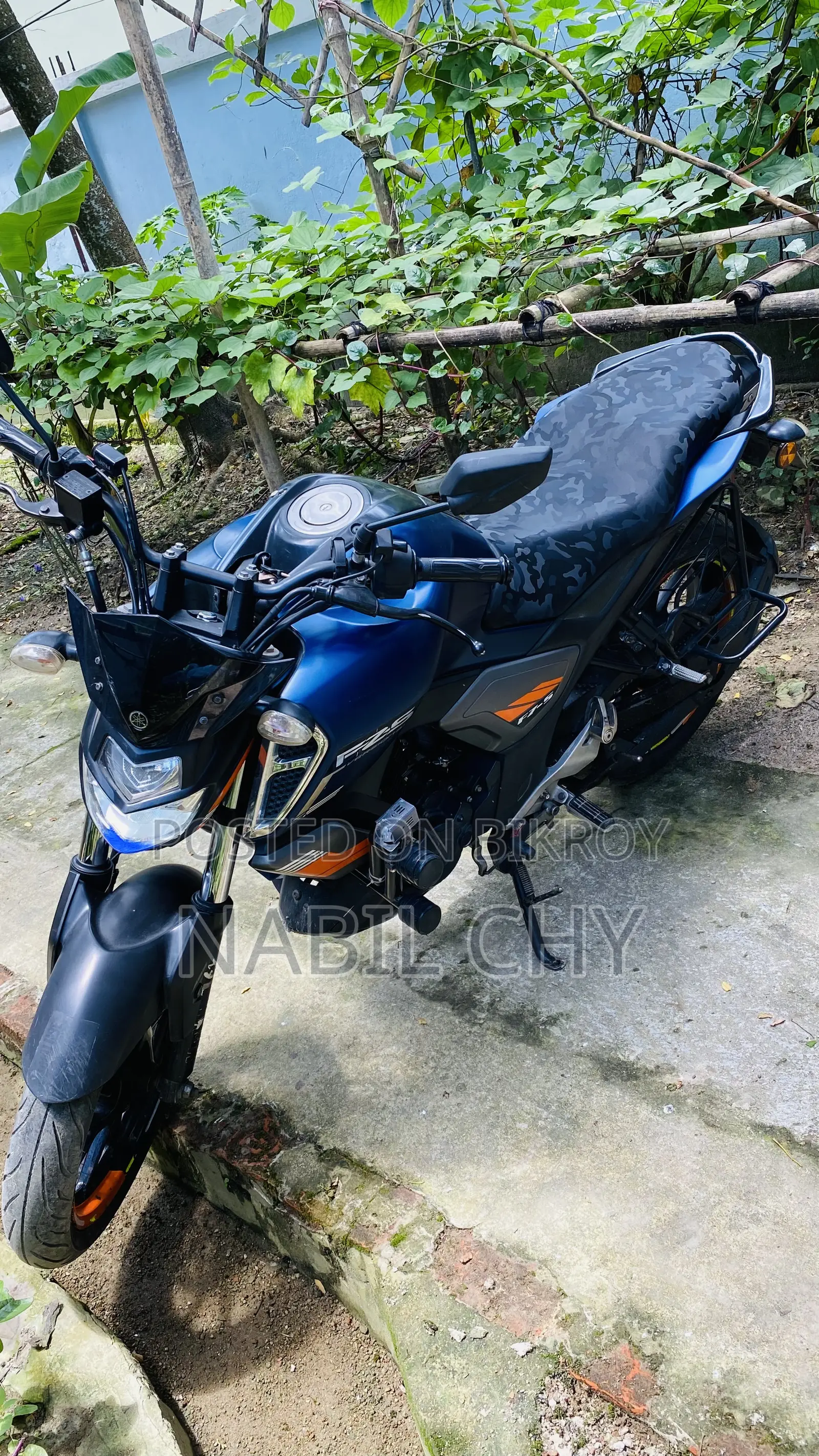 ইয়ামাহা এফজেডএস ভি৩ ২০২১ নীল