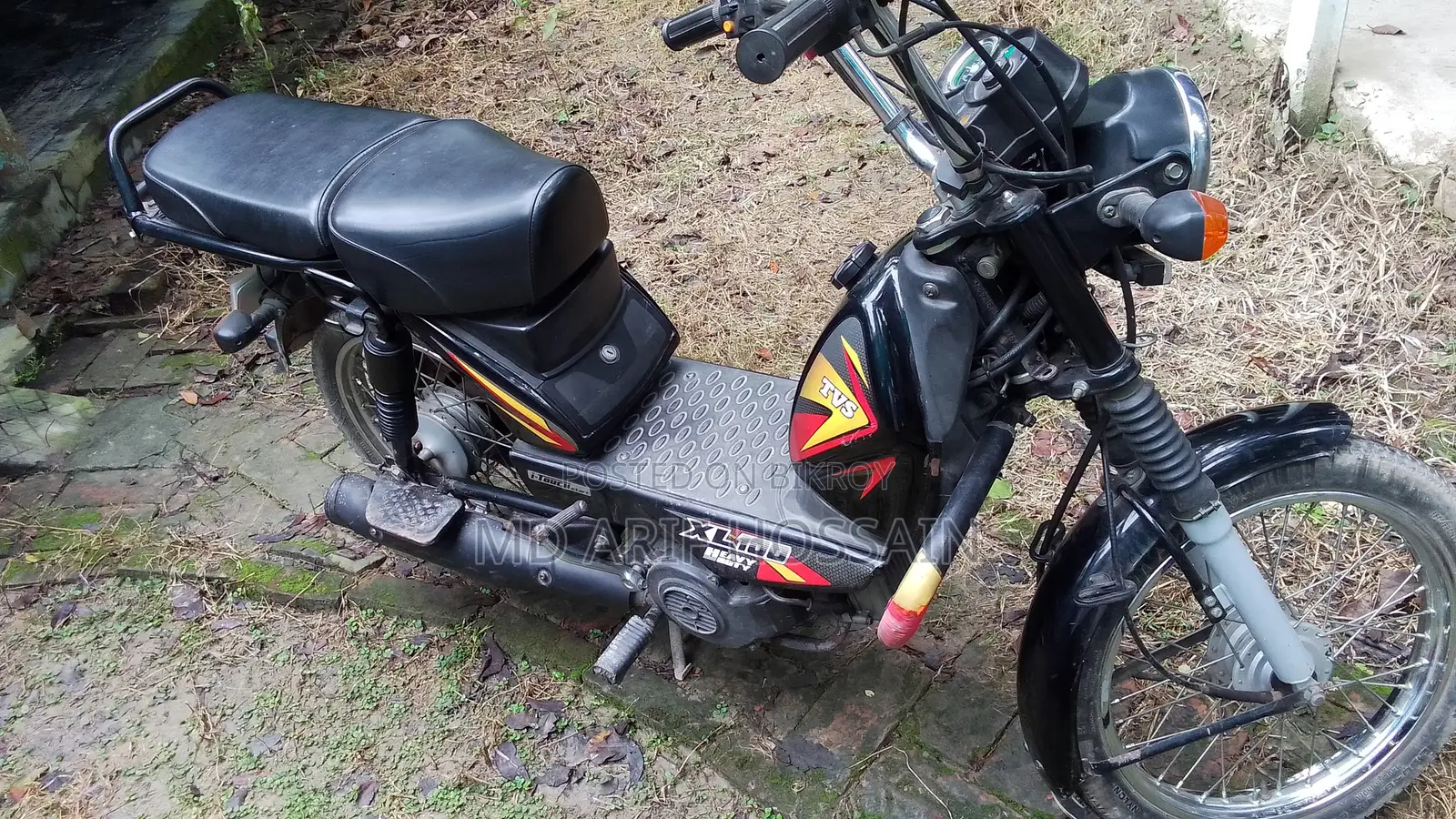 TVS XL 100 2025 Black