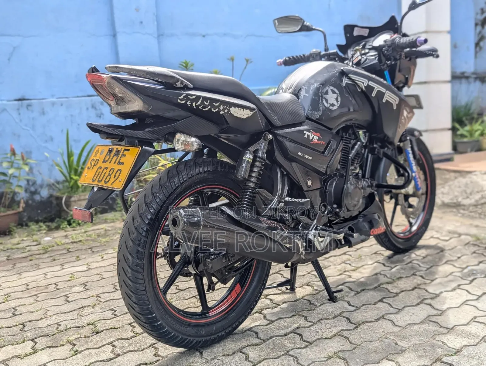 TVS Apache RTR 160 2V 2018 Black