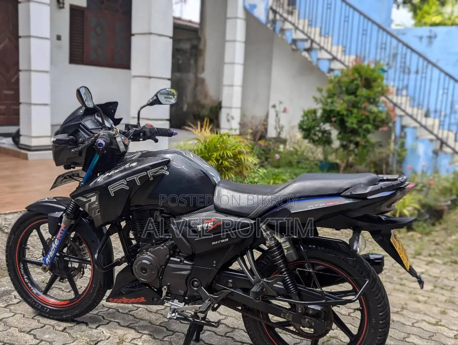 TVS Apache RTR 160 2V 2018 Black