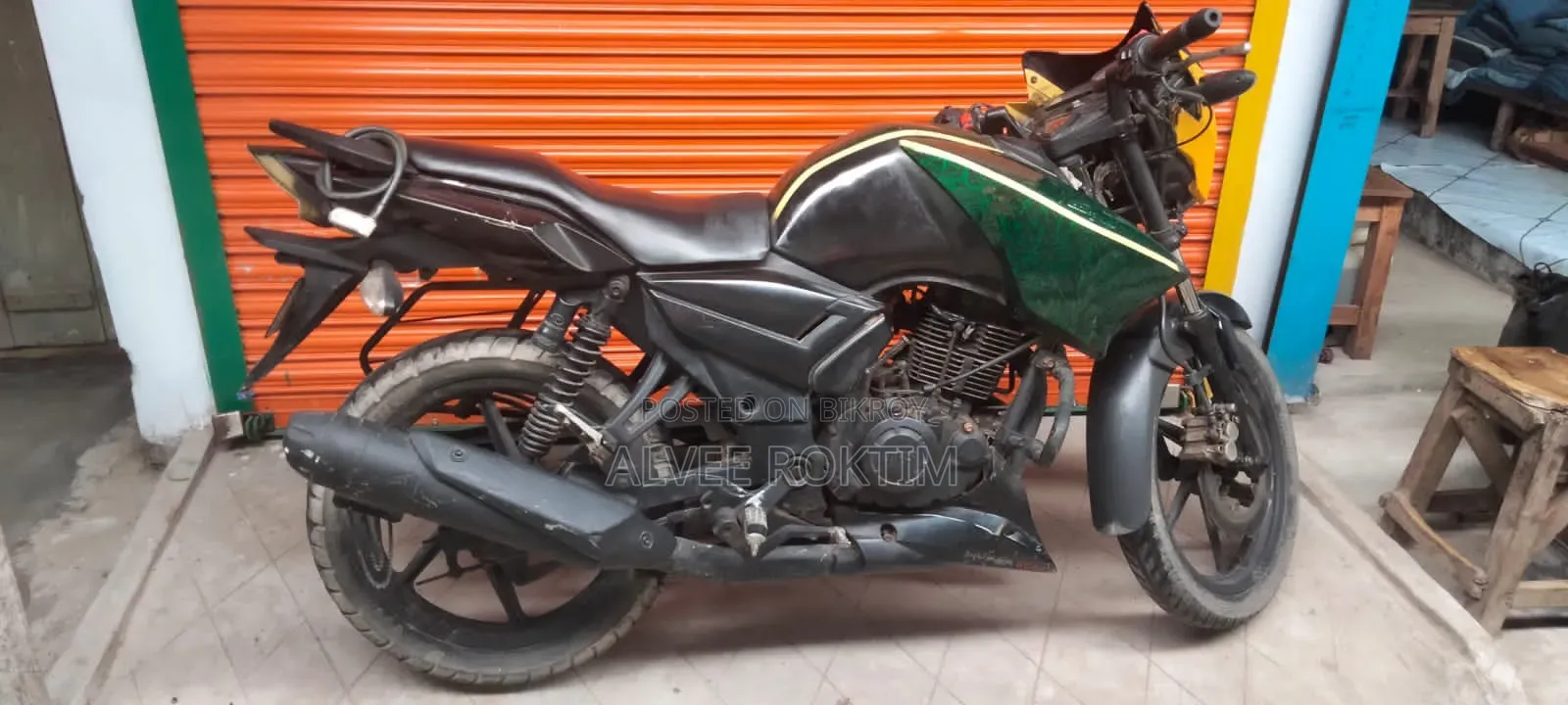 TVS Apache RTR 160 2V 2018 Black