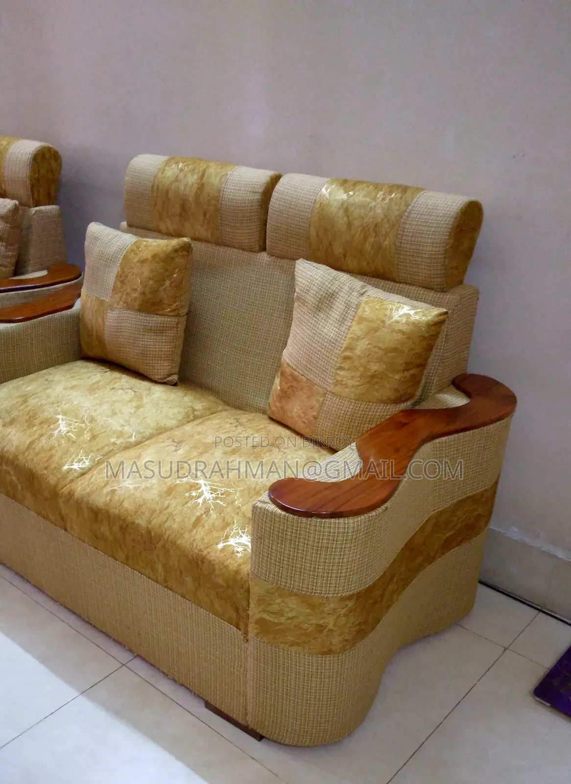 Two Seated One Piece Sofa.