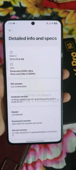 Xiaomi Poco X6 Pro 512 GB Black