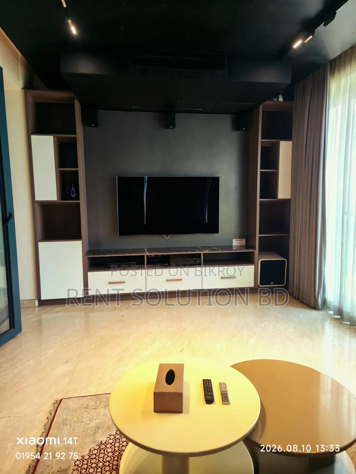 Furnished 3-Bedroom Apartment in Gulshan for Rent
