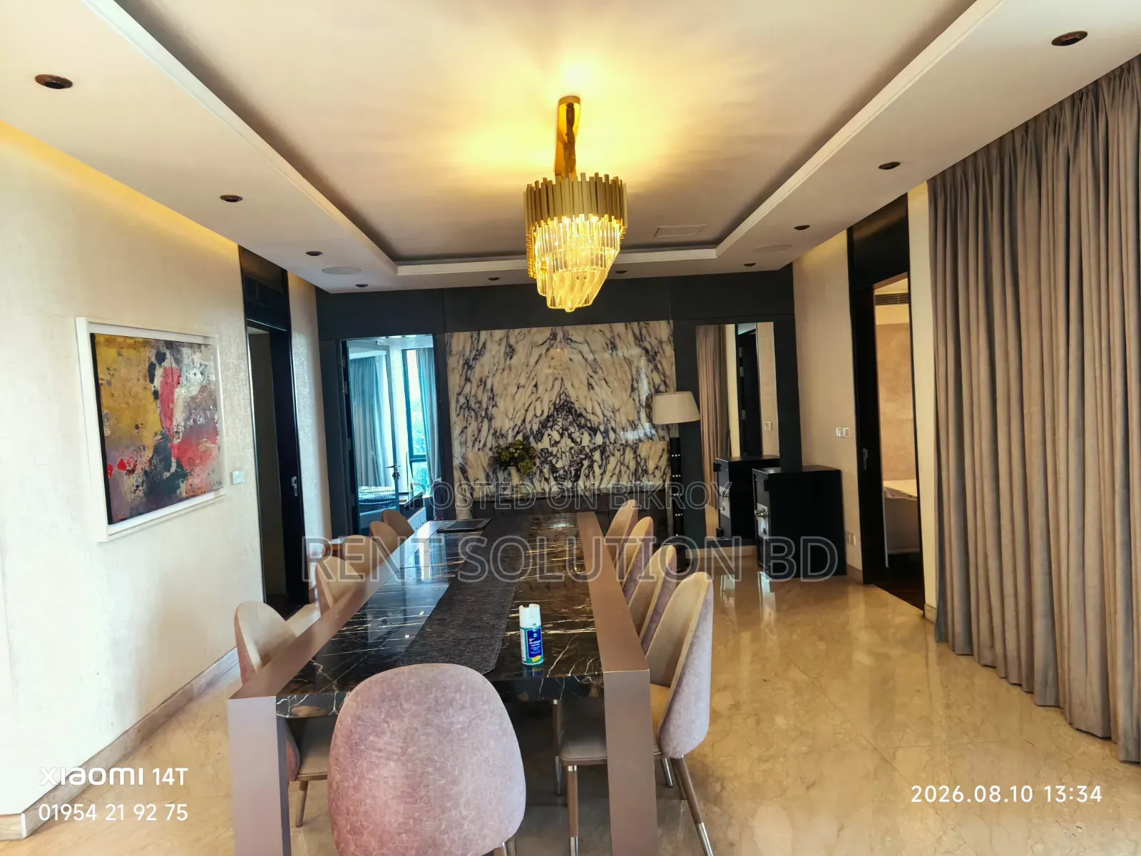 Furnished 3-Bedroom Apartment in Gulshan for Rent