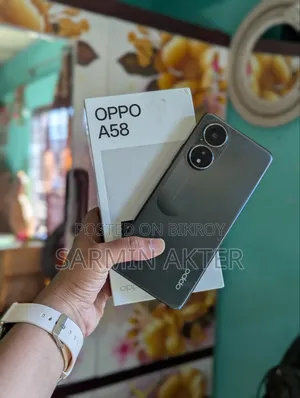ওপ্পো এ৫৮ ১২৮ জিবি ব্ল্যাক