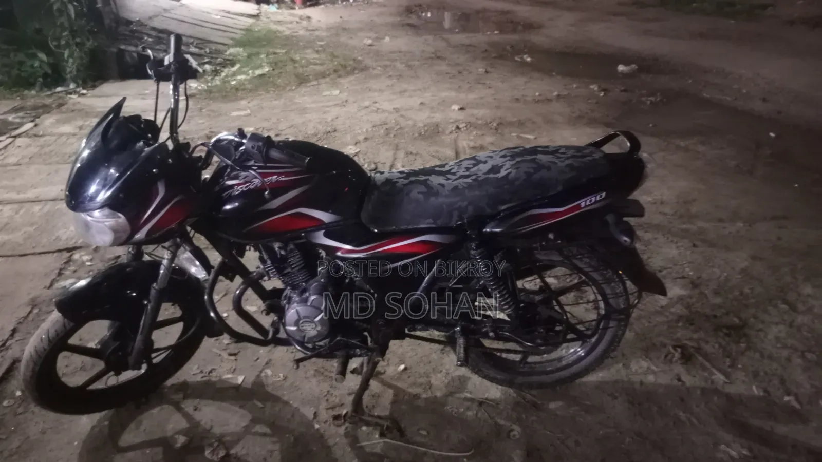 Bajaj Discover 100 2016 Black