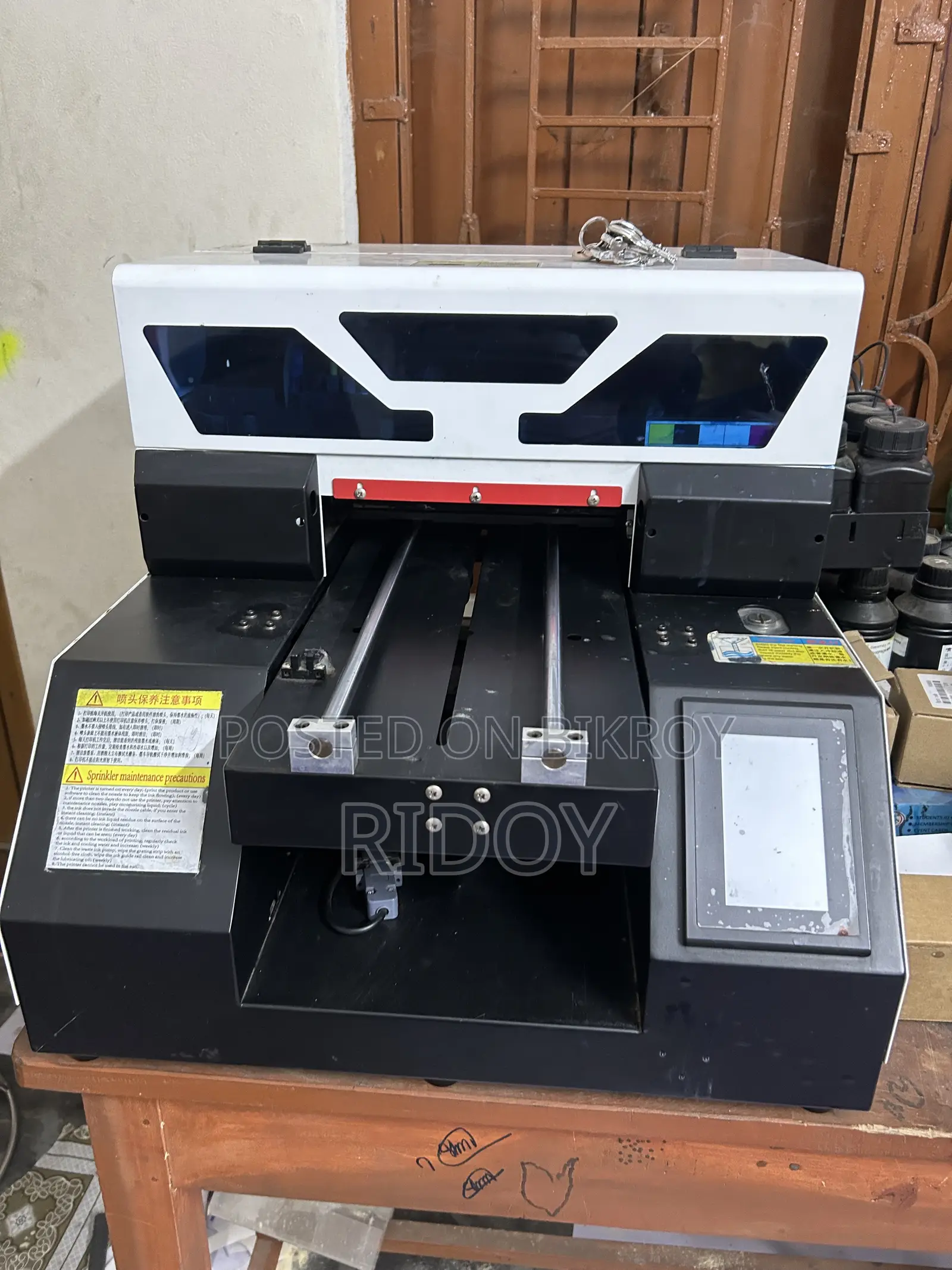 All items of the print shop will be sold