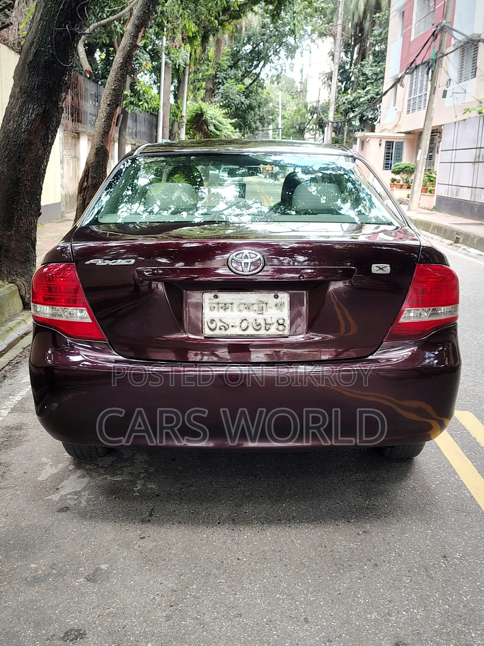 Toyota Axio 1.5 G 2WD 2009 Red