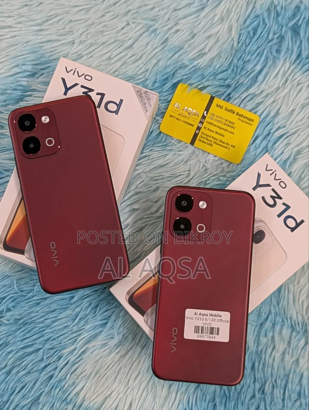 New Vivo Y31d 256 GB