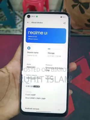 Realme 8 5G 128 GB Silver