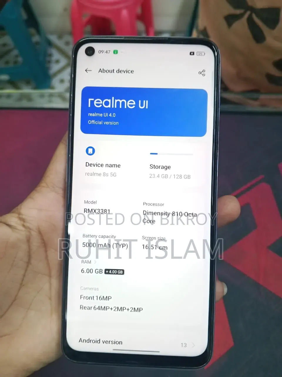Realme 8 5G 128 GB Silver