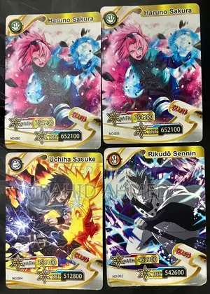 Naruto Battle Cards Set (4 Pcs)শুধুমাত্র সরাসরি দেখা করে নিতে হবে
