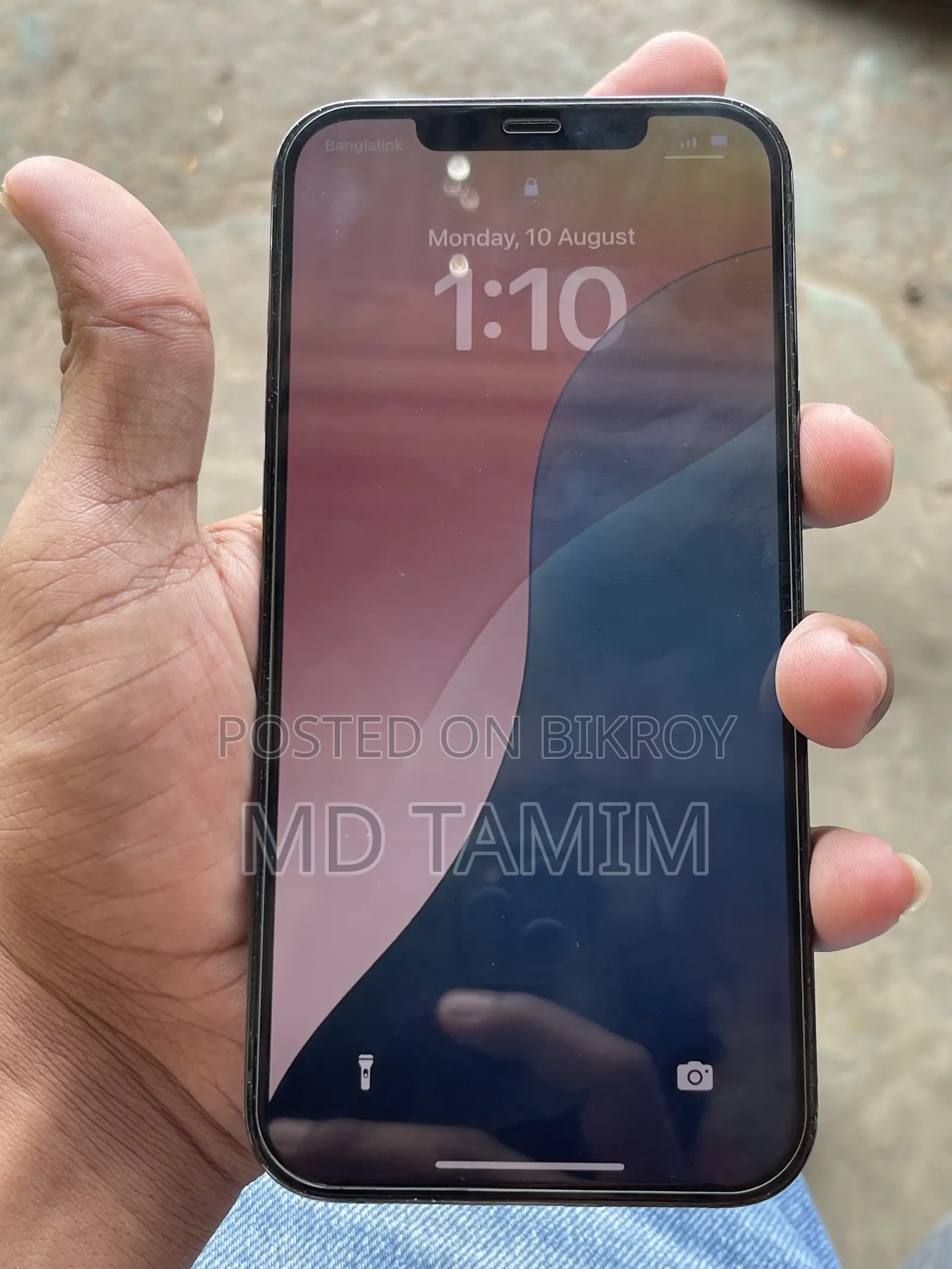অ্যাপল আইফোন ১২ প্রো ম্যাক্স ২৫৬ জিবি নীল