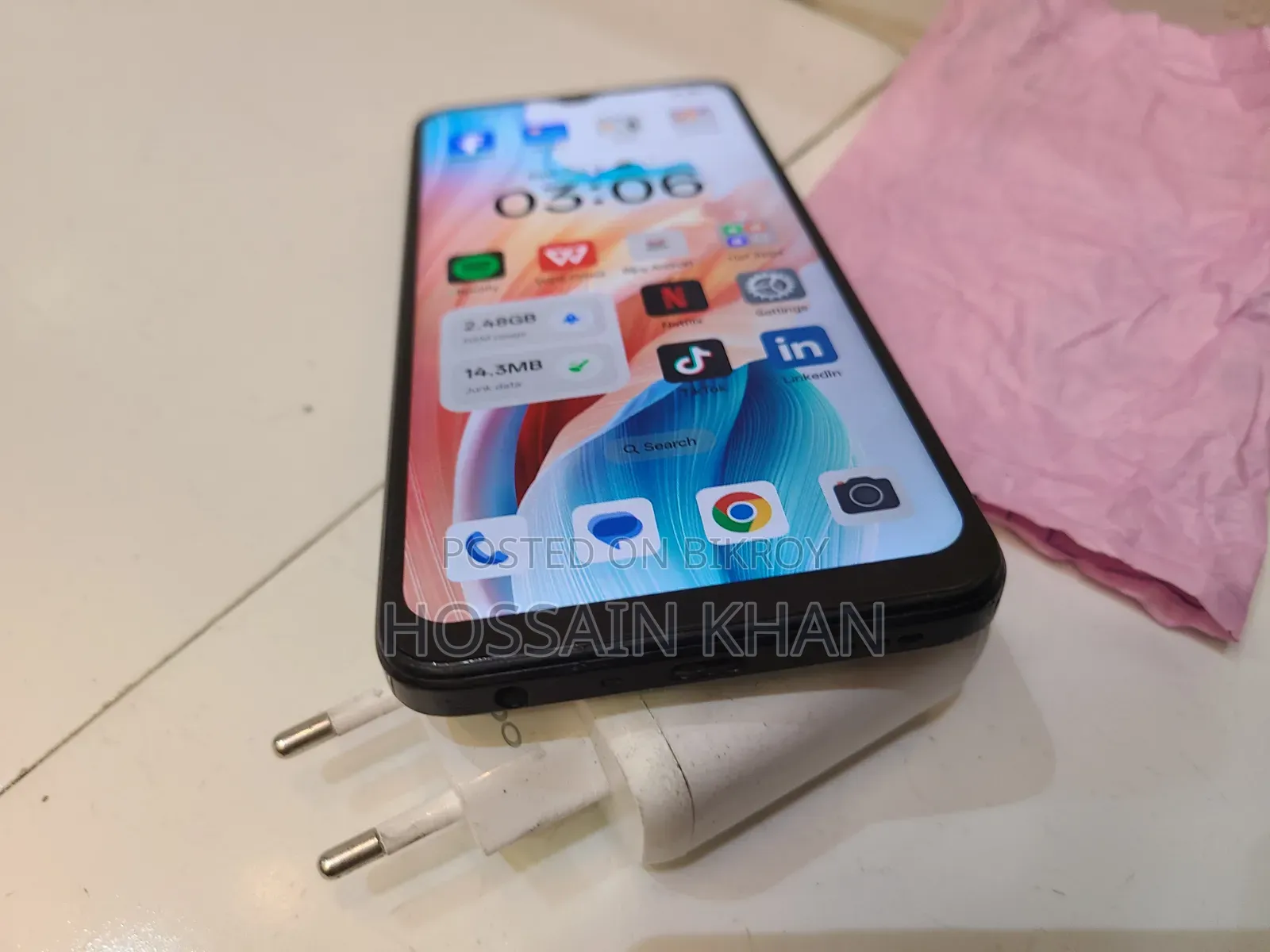 Oppo A18 128 GB Black