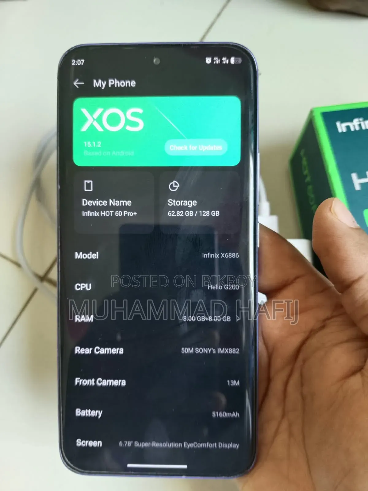 Infinix Hot 60 Pro+ 128 GB