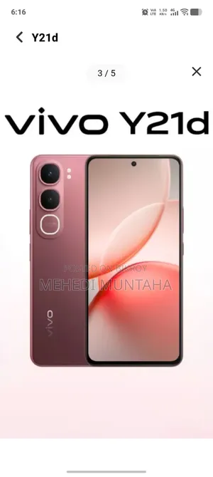 Vivo Y21 128 GB Red