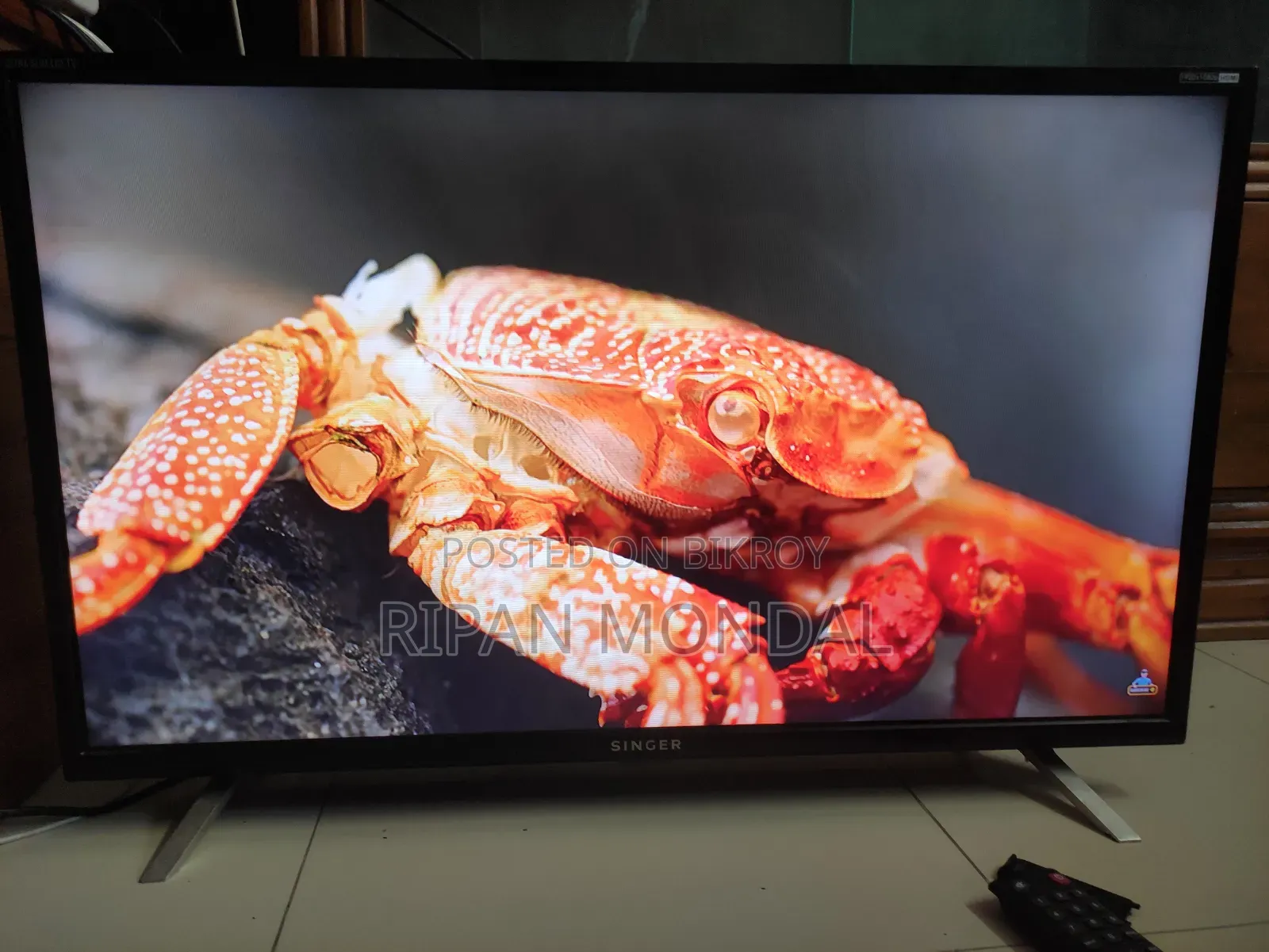 Singer Ultra Slim TV With Original Remote