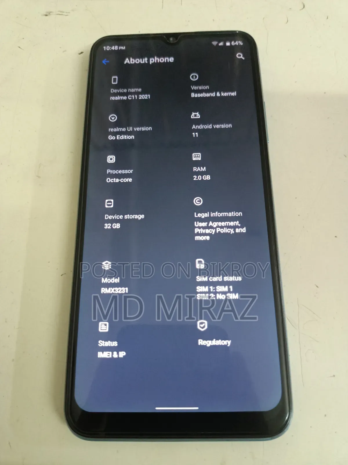Realme C11 2021 32 GB Blue