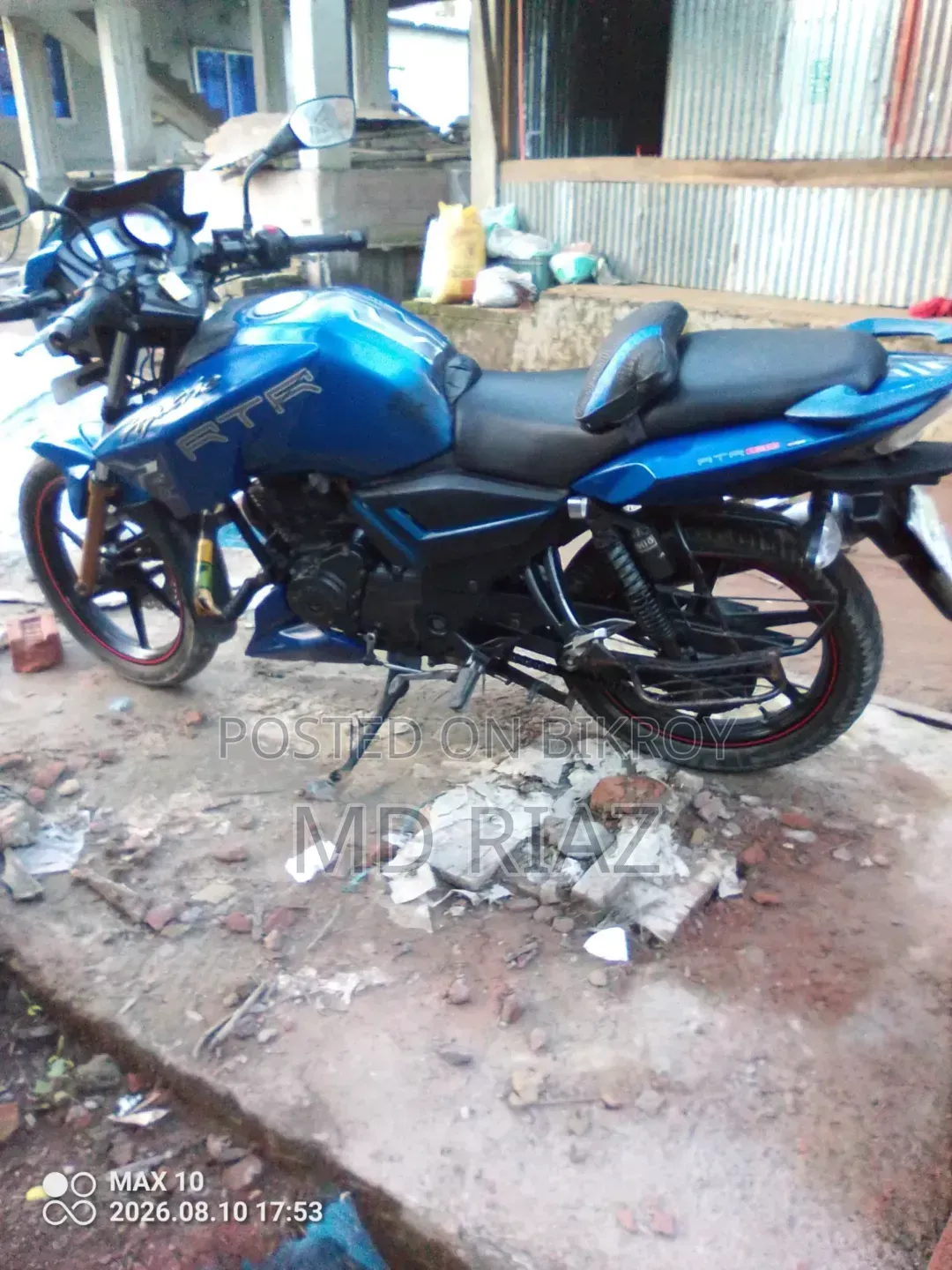 TVS Apache RTR 160 2V 2017 Green